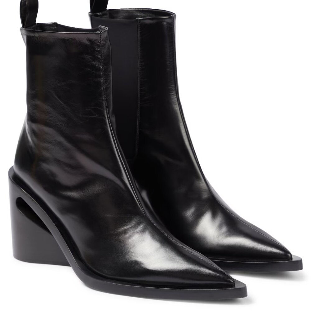Jil Sander Pointed Toe Ankle Boots Tripon - NEW EU 38 (runs large)